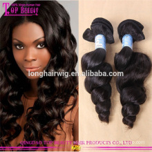 Factory wholesale 5a grade human hair extensions in stock virgin chinese hair bundles